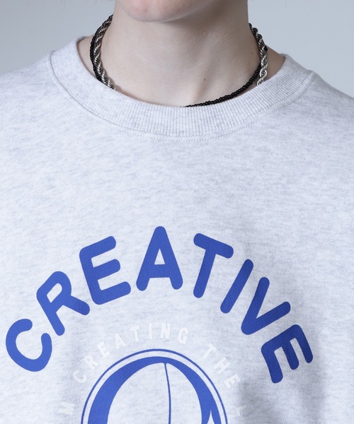 ROSE BUD（ローズバッド）の「【WEB・一部店舗限定】カレッジライクプリントトレーナー（スウェット・レディース・ホワイト/ネイビー/カーキ・ONE SIZE）」の10枚目の写真