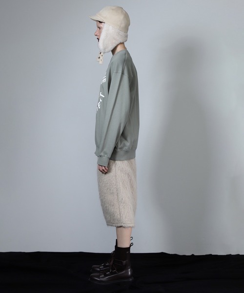 ROSE BUD（ローズバッド）の「【WEB・一部店舗限定】カレッジライクプリントトレーナー（スウェット・レディース・ホワイト/ネイビー/カーキ・ONE SIZE）」の17枚目の写真