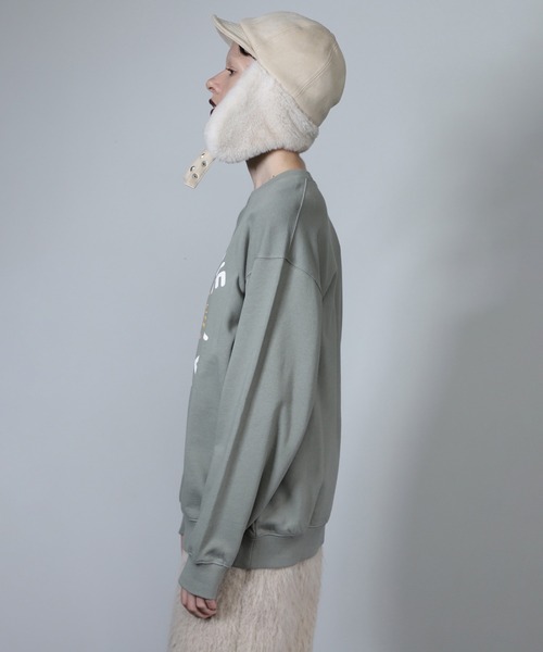 ROSE BUD（ローズバッド）の「【WEB・一部店舗限定】カレッジライクプリントトレーナー（スウェット・レディース・ホワイト/ネイビー/カーキ・ONE SIZE）」の20枚目の写真