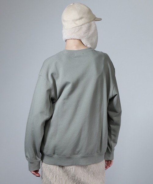 ROSE BUD（ローズバッド）の「【WEB・一部店舗限定】カレッジライクプリントトレーナー（スウェット・レディース・ホワイト/ネイビー/カーキ・ONE SIZE）」の21枚目の写真