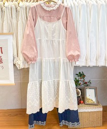 aimoha | レースティアードコットンキャミワンピース(ワンピース)