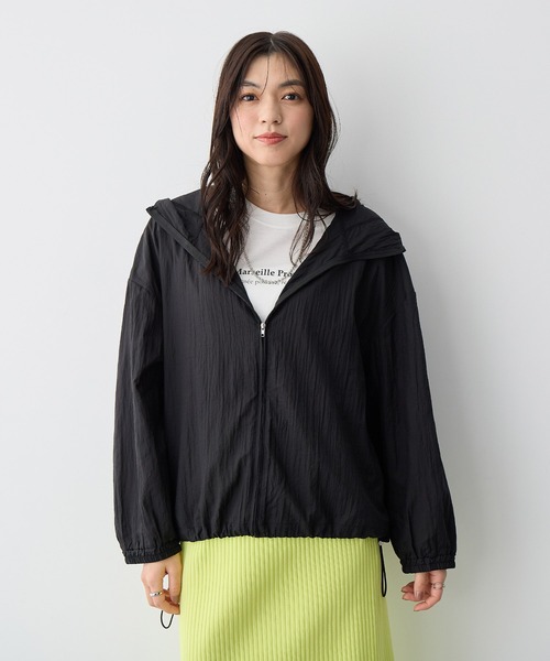 anyfee（エニフィー）の「【anyfee/プラスサイズ】シアーマウンテンパーカー（マウンテンパーカー・レディース・ライトグレー/ブラック・5L/4L/3L/LL）」の11枚目の写真