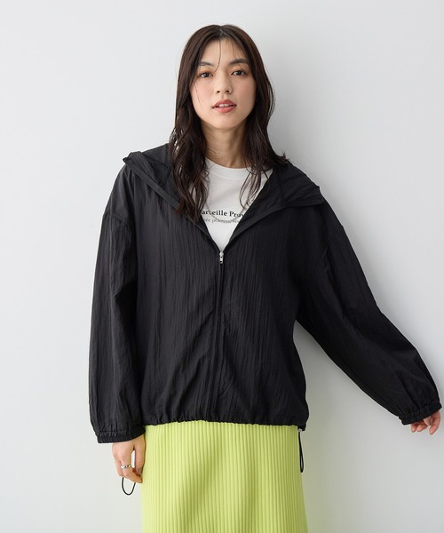 anyfee（エニフィー）の「【anyfee/プラスサイズ】シアーマウンテンパーカー（マウンテンパーカー・レディース・ライトグレー/ブラック・5L/4L/3L/LL）」の12枚目の写真