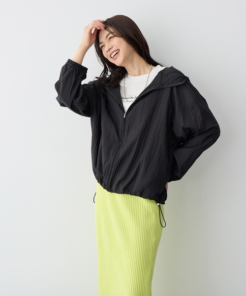 anyfee（エニフィー）の「【anyfee/プラスサイズ】シアーマウンテンパーカー（マウンテンパーカー・レディース・ライトグレー/ブラック・5L/4L/3L/LL）」の17枚目の写真