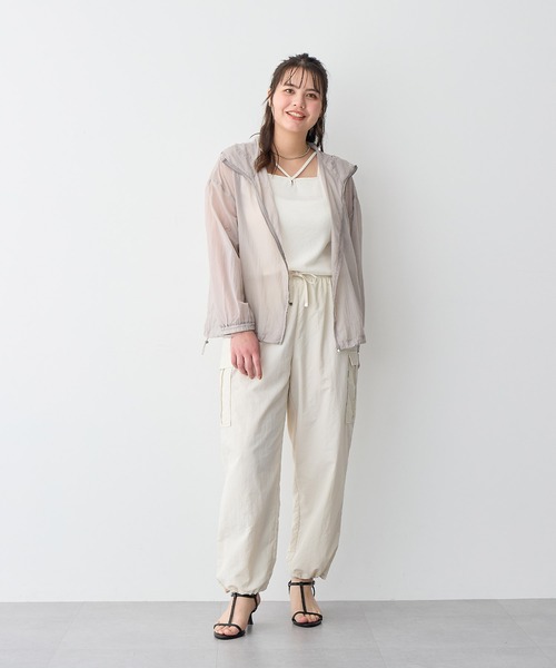 anyfee（エニフィー）の「【anyfee/プラスサイズ】シアーマウンテンパーカー（マウンテンパーカー・レディース・ライトグレー/ブラック・5L/4L/3L/LL）」の19枚目の写真