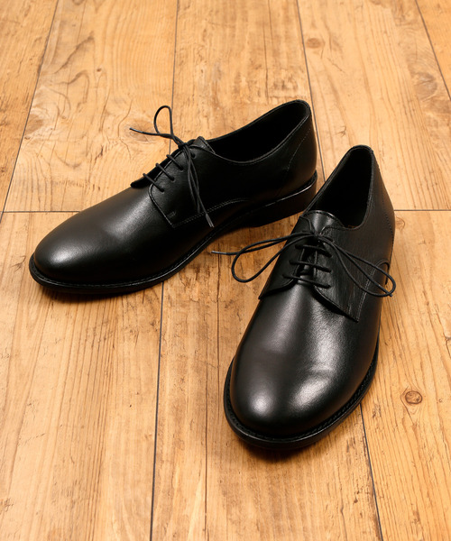 BICASH(ビカーシ)の「BICASH ビカーシ / LEATHER SHOES レザープレーントゥシューズ / 136(ドレスシューズ・メンズ・ブラック/ダークブラウン・44/40/41/42/43)」の3枚目の写真