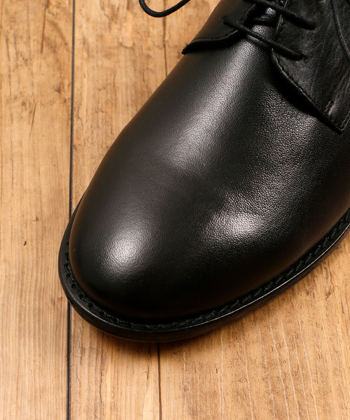 BICASH(ビカーシ)の「BICASH ビカーシ / LEATHER SHOES レザープレーントゥシューズ / 136(ドレスシューズ・メンズ・ブラック/ダークブラウン・44/40/41/42/43)」の5枚目の写真