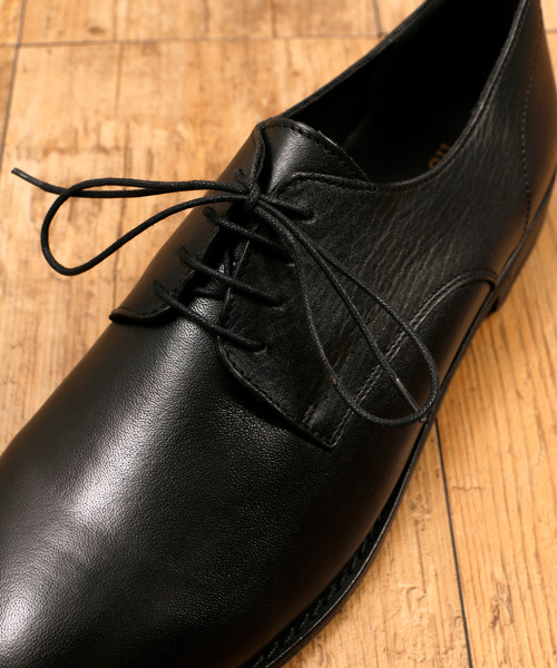 BICASH(ビカーシ)の「BICASH ビカーシ / LEATHER SHOES レザープレーントゥシューズ / 136(ドレスシューズ・メンズ・ブラック/ダークブラウン・44/40/41/42/43)」の6枚目の写真