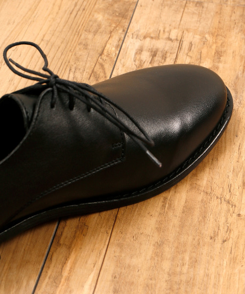 BICASH(ビカーシ)の「BICASH ビカーシ / LEATHER SHOES レザープレーントゥシューズ / 136(ドレスシューズ・メンズ・ブラック/ダークブラウン・44/40/41/42/43)」の8枚目の写真
