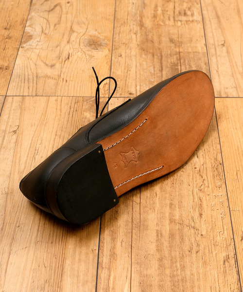 BICASH(ビカーシ)の「BICASH ビカーシ / LEATHER SHOES レザープレーントゥシューズ / 136(ドレスシューズ・メンズ・ブラック/ダークブラウン・44/40/41/42/43)」の9枚目の写真