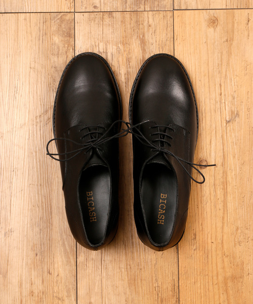 BICASH(ビカーシ)の「BICASH ビカーシ / LEATHER SHOES レザープレーントゥシューズ / 136(ドレスシューズ・メンズ・ブラック/ダークブラウン・44/40/41/42/43)」の12枚目の写真