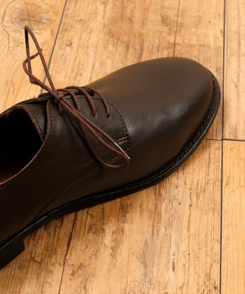 BICASH(ビカーシ)の「BICASH ビカーシ / LEATHER SHOES レザープレーントゥシューズ / 136(ドレスシューズ・メンズ・ブラック/ダークブラウン・44/40/41/42/43)」の18枚目の写真