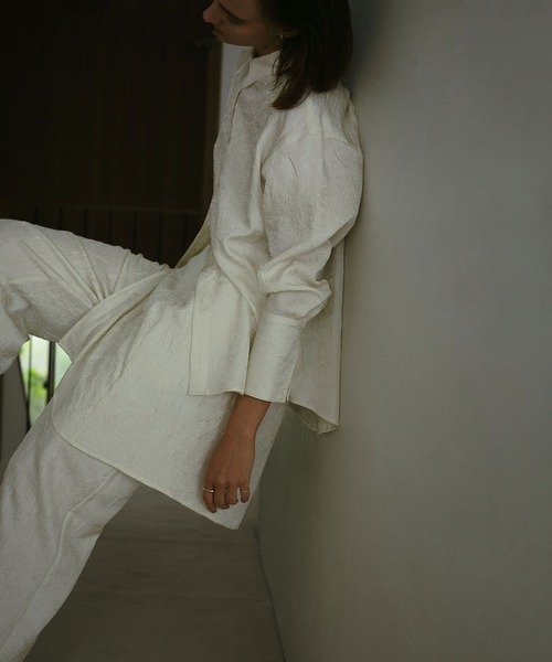 セール】WASHER LONG SHIRTS（シャツ/ブラウス）｜MANOF（マノフ