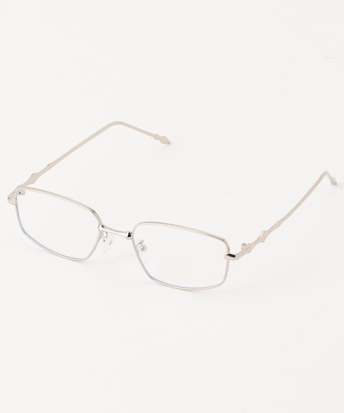 FREAK'S STORE（フリークスストア）の「メタルレクタングル ファッション用グラス（メガネ・メンズ・ゴールド/シルバー・ONE SIZE）」の8枚目の写真