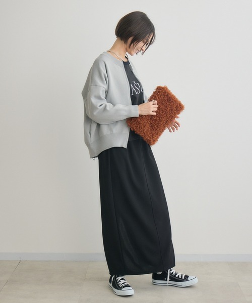 KATHARINE ROSS（キャサリンロス）の「【Pillini/ピリーニ】スウェットライクWZIPカーディガン（カーディガン/ボレロ・レディース・オフホワイト/オレンジ/ライトグレー/レッド/ネイビー・MEDIUM）」の22枚目の写真