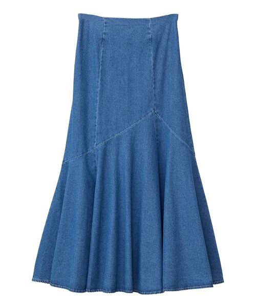 ELENCARE DUE（エレンカーレデュエ）の「・ELENCARE DUE デニムマーメイドスカート（スカート・レディース・ブラック/インディゴブルー/グレー/ライトインディゴブルー・FREE）」の11枚目の写真