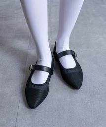 メッシュメリージェーンパンプス
