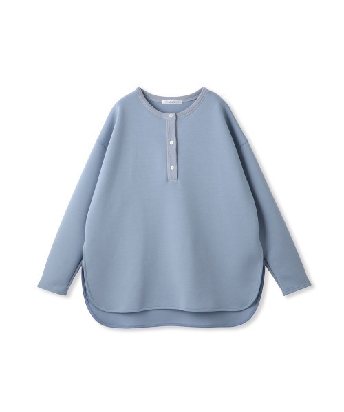 VICKY（ビッキー）の「スポンディッシュオーバーサイズプルオーバー≪手洗い可能≫（Tシャツ/カットソー・レディース・ブルー/オフホワイト/ピンク・M）」の6枚目の写真