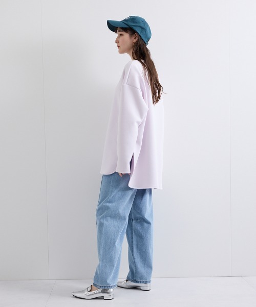 tシャツ スポンディッシュオーバーサイズプルオーバー「手洗い可能」 レディース セール】スポンディッシュオーバーサイズプルオーバー≪手洗い