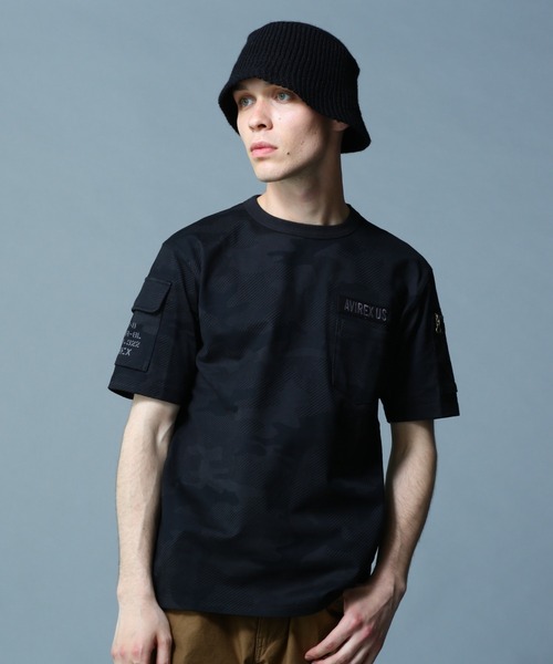 AVIREX（アヴィレックス）の「FATIGUE T-SHIRT / ファティーグ 半袖 Tシャツ / AVIREX / アヴィレックス（Tシャツ/カットソー・メンズ・ホワイト/ブラック/ネイビー/ホワイト系その他/ブラック系その他/オリーブ・SMALL/MEDIUM/LARGE/X-LARGE/XX-LARGE）」の20枚目の写真