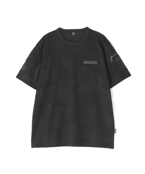 AVIREX（アヴィレックス）の「FATIGUE T-SHIRT / ファティーグ 半袖 Tシャツ / AVIREX / アヴィレックス（Tシャツ/カットソー・メンズ・ホワイト/ブラック/ネイビー/ホワイト系その他/ブラック系その他/オリーブ・SMALL/MEDIUM/LARGE/X-LARGE/XX-LARGE）」の18枚目の写真