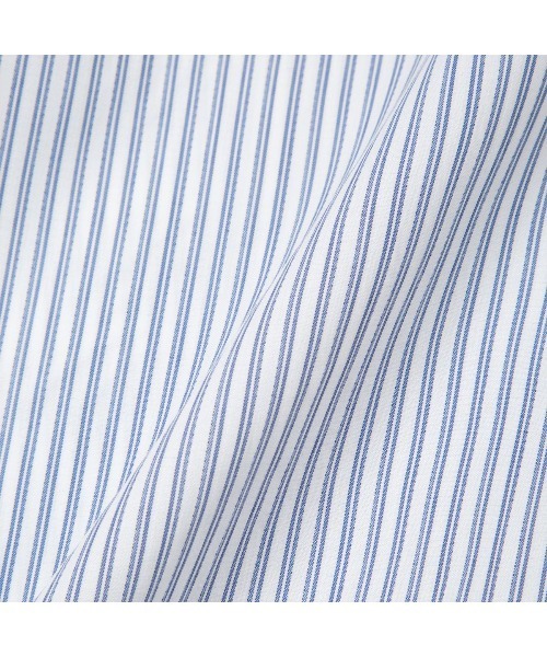 TOKYO SHIRTS(トウキョウシャツ)の「【透け防止】 形態安定ノンアイロン スキッパー 長袖ビジネスワイシャツ(ビジネスシャツ・レディース・ブルー・XS/S/M/L/LL/XL)」の5枚目の写真
