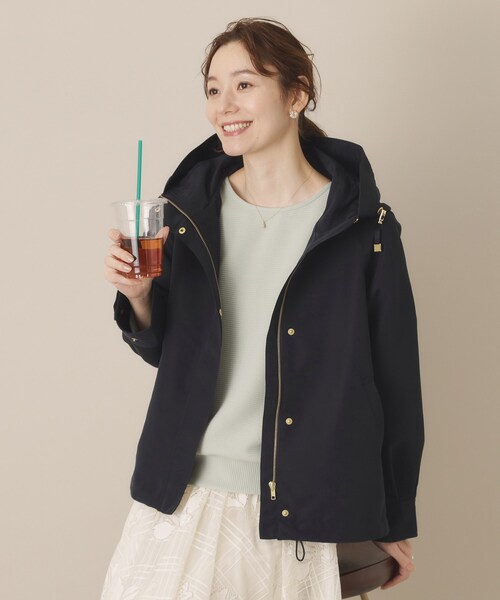 ITS'DEMO（イッツデモ）の「【花粉防止／撥水／手洗い可】マウンテンパーカー（その他アウター・レディース・ブラウン系/ネイビー/ライトベージュ・00）」の3枚目の写真