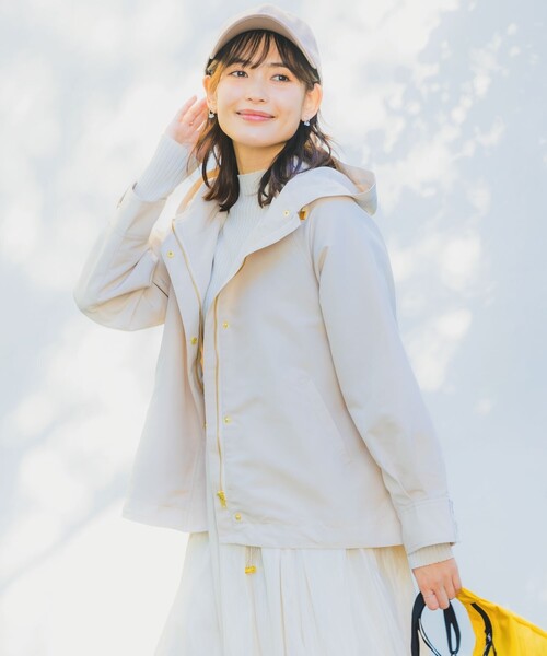 ITS'DEMO（イッツデモ）の「【花粉防止／撥水／手洗い可】マウンテンパーカー（その他アウター・レディース・ブラウン系/ネイビー/ライトベージュ・00）」の20枚目の写真