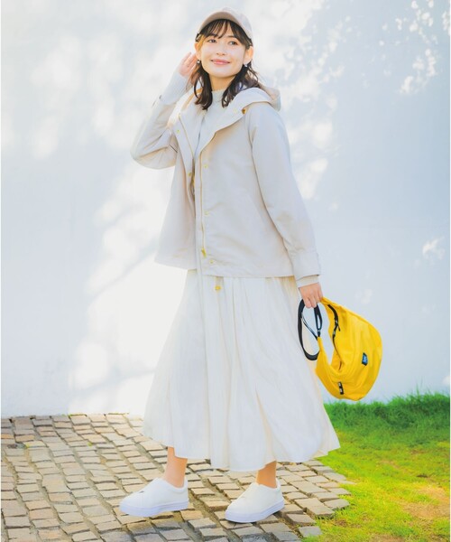 ITS'DEMO（イッツデモ）の「【花粉防止／撥水／手洗い可】マウンテンパーカー（その他アウター・レディース・ブラウン系/ネイビー/ライトベージュ・00）」の21枚目の写真