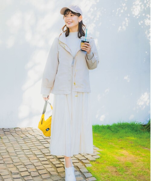 ITS'DEMO（イッツデモ）の「【花粉防止／撥水／手洗い可】マウンテンパーカー（その他アウター・レディース・ブラウン系/ネイビー/ライトベージュ・00）」の22枚目の写真