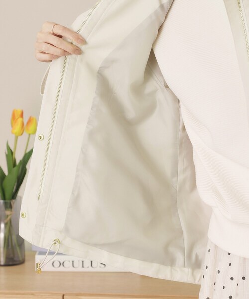 ITS'DEMO（イッツデモ）の「【花粉防止／撥水／手洗い可】マウンテンパーカー（その他アウター・レディース・ブラウン系/ネイビー/ライトベージュ・00）」の15枚目の写真