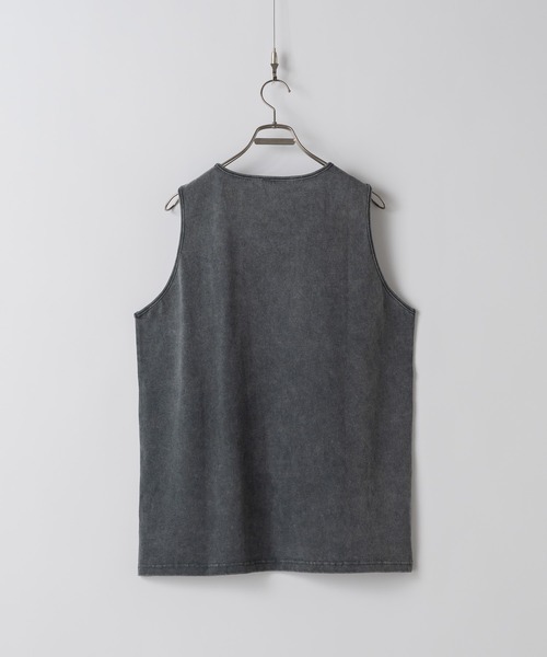 CASPER JOHN(キャスパージョン)の「Handcraft tank top/ハンドクラフトタンクトップ(タンクトップ・メンズ・グレー/ブラウン/ブラック・X-SMALL/SMALL/MEDIUM/LARGE)」の11枚目の写真