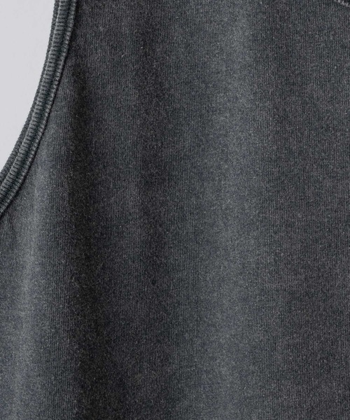 CASPER JOHN(キャスパージョン)の「Handcraft tank top/ハンドクラフトタンクトップ(タンクトップ・メンズ・グレー/ブラウン/ブラック・X-SMALL/SMALL/MEDIUM/LARGE)」の12枚目の写真