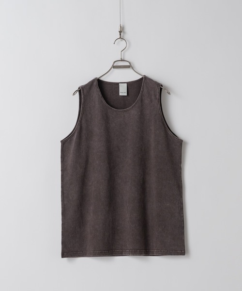 CASPER JOHN(キャスパージョン)の「Handcraft tank top/ハンドクラフトタンクトップ(タンクトップ・メンズ・グレー/ブラウン/ブラック・X-SMALL/SMALL/MEDIUM/LARGE)」の13枚目の写真