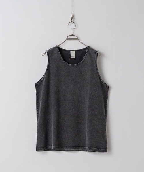 CASPER JOHN(キャスパージョン)の「Handcraft tank top/ハンドクラフトタンクトップ(タンクトップ・メンズ・グレー/ブラウン/ブラック・X-SMALL/SMALL/MEDIUM/LARGE)」の4枚目の写真