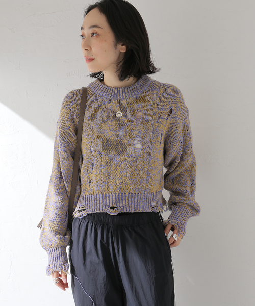 JANESMITH ニット セーター ジェーンスミス / MOHAIR V NECK