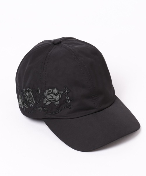 HARE(ハレ)の「フラワーシシュウキャップ(HARE)(キャップ・レディース・ブラック/ブラック系その他・FREE)」の8枚目の写真