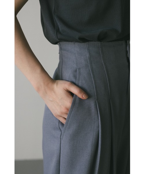 STYLEMIXER(スタイルミキサー)の「カットオフハイウエストワイドパンツ(その他パンツ・レディース・アイボリー/ブラック/グレー・SMALL/MEDIUM)」の21枚目の写真