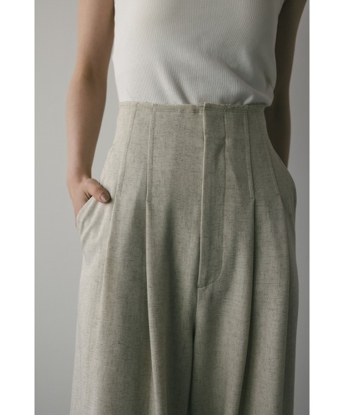 STYLEMIXER(スタイルミキサー)の「カットオフハイウエストワイドパンツ(その他パンツ・レディース・アイボリー/ブラック/グレー・SMALL/MEDIUM)」の9枚目の写真