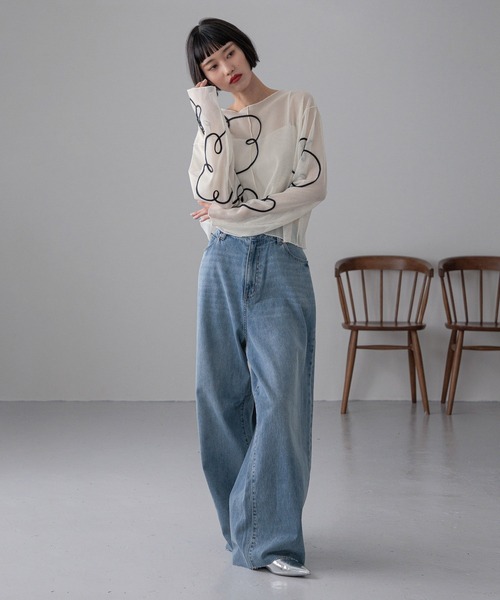 LOWRYS FARM（ローリーズファーム）の「エンブロイダリープルオーバー