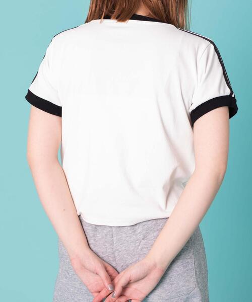 WOND(ウォンド)の「WOND/Butter リンガーピチT(Tシャツ/カットソー・レディース・ホワイト/ブラック・FREE)」の6枚目の写真