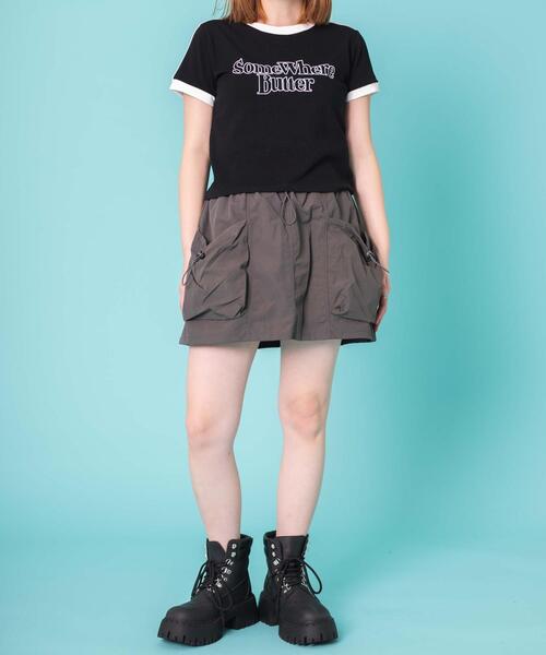 WOND(ウォンド)の「WOND/Butter リンガーピチT(Tシャツ/カットソー・レディース・ホワイト/ブラック・FREE)」の10枚目の写真