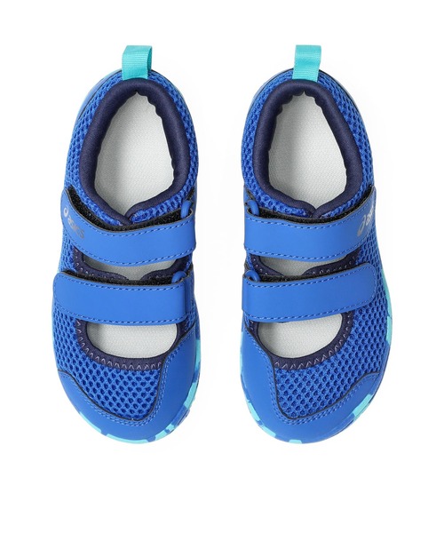 SUKUSUKU（スクスク）の「ASICS KIDS（アシックスキッズ）SUKUS2（スクスク）MESHOES MINI（スニーカー・キッズ・ブルー・20.0cm/21.0cm/22.0cm/19.5cm/16.0cm/17.0cm/18.0cm/19.0cm/16.5cm/17.5cm/18.5cm/20.5cm/21.5cm）」の9枚目の写真