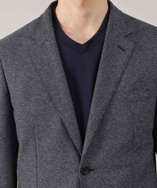 TAKEO KIKUCHI（タケオキクチ）の「【抗菌防臭】尾州 リネンブレンド ハニカムメッシュ ジャケット（テーラードジャケット・メンズ・ブルー系その他/ネイビー/グレー・01/02/03/04）」の17枚目の写真