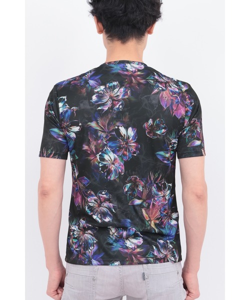 TORNADO MART(トルネードマート)の「TORNADO MART∴メタルハイビスカスプリント半袖カットソー(Tシャツ/カットソー・メンズ・その他1/その他2/ブルー系1・M/L/LL/XXL)」の17枚目の写真