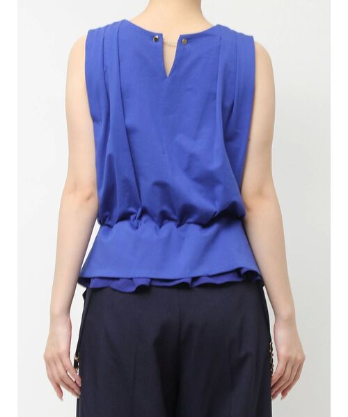 dazzlin（ダズリン）の「ショルダータックカットソー（Tシャツ/カットソー・レディース・オフホワイト/ブラック/ブルー・FREE）」の14枚目の写真