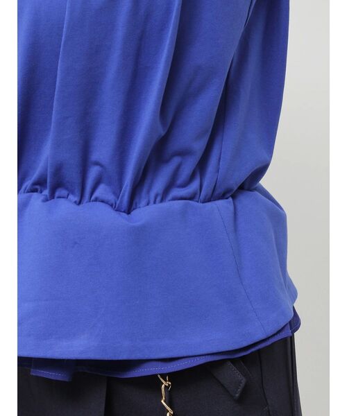 dazzlin（ダズリン）の「ショルダータックカットソー（Tシャツ/カットソー・レディース・オフホワイト/ブラック/ブルー・FREE）」の17枚目の写真