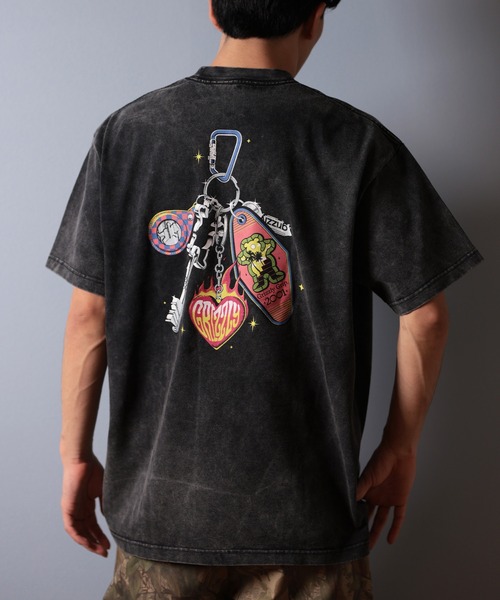 GRIZZLY(グリズリー)の「【ムラサキスポーツ限定】GRIZZLY/グリズリー 半袖Tシャツ バックプリント G25SS1404(Tシャツ/カットソー・メンズ・ホワイト/スミクロ/ブラック・XL/M/L)」の3枚目の写真