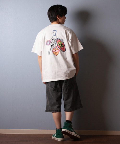 GRIZZLY(グリズリー)の「【ムラサキスポーツ限定】GRIZZLY/グリズリー 半袖Tシャツ バックプリント G25SS1404(Tシャツ/カットソー・メンズ・ホワイト/スミクロ/ブラック・XL/M/L)」の8枚目の写真