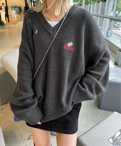 BLESSU ブレスユー　マーブル模様 ニット Mサイズ 92799438_2_d_240.jpg